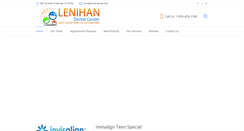 Desktop Screenshot of lenihandental.com