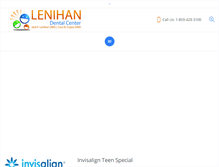 Tablet Screenshot of lenihandental.com